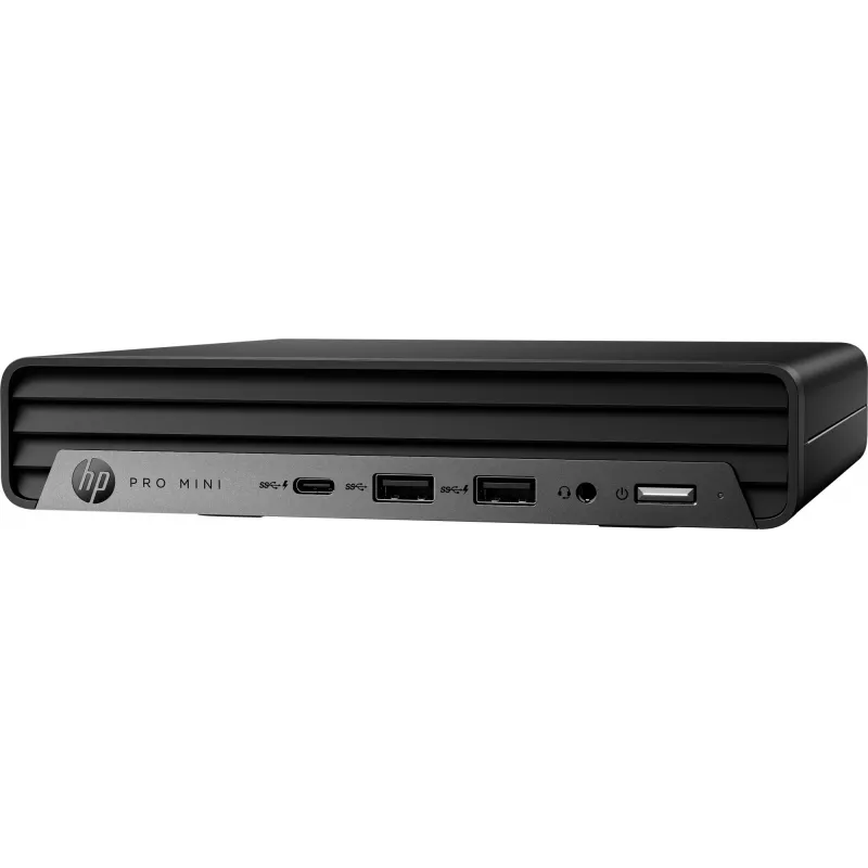 HP Pro Mini 400 G9 Intel® Core™ i3 i3-13100T 8 GB DDR4-SDRAM 256 GB SSD Windows 11 Pro -minitietokone musta