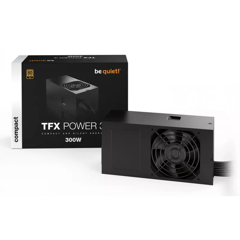 be quiet TFX POWER 3 300W Gold virtalähde 20+4 Pin ATX musta