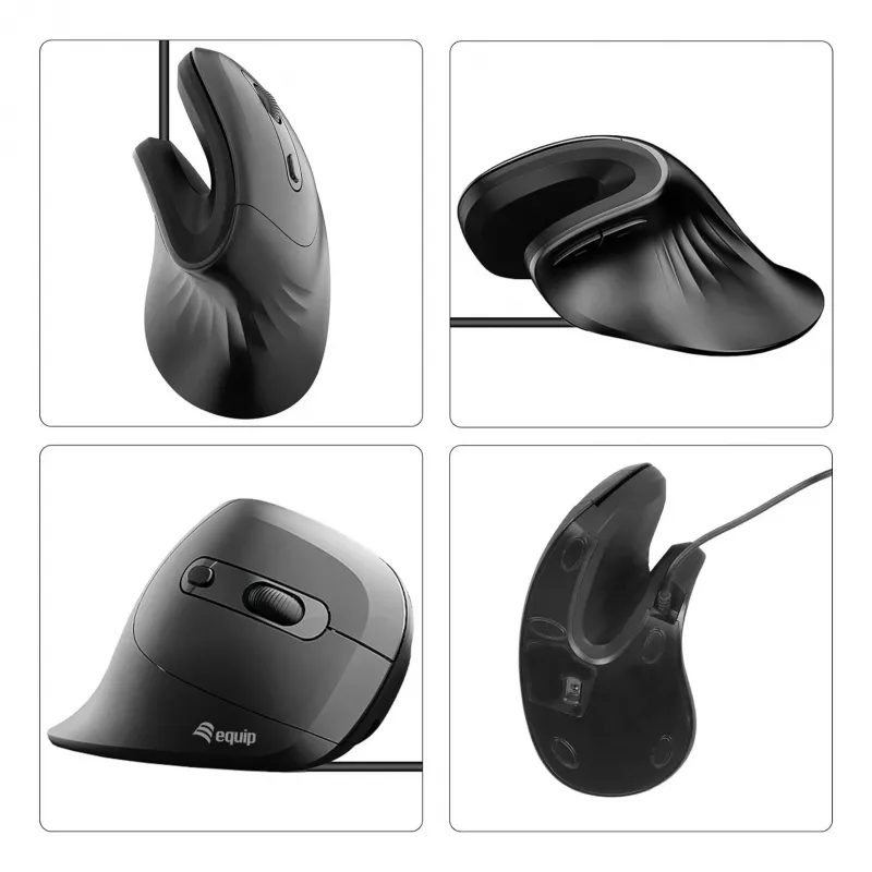 Equip 245119 hiiri yleispätevä oikeakätinen USB Type-A + USB Type-C optinen 7200 DPI