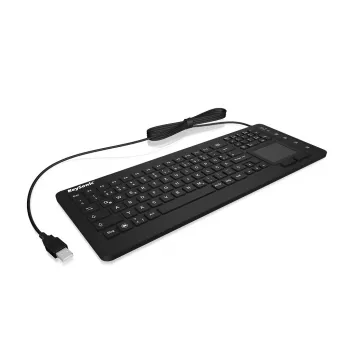 KeySonic KSK-6231 INEL (UK) näppäimistö, teollinen, USB, QWERTY, UK-englanti, musta