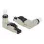RJ45-liitin kenttäasennukseen Cat.6A metalli kulma DeLOCK 86289