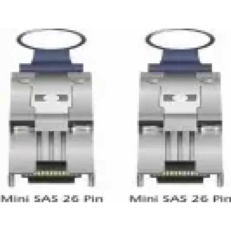 Mini-SAS-kaapeli 26-pin DeLOCK 83061 1 m musta