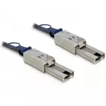 Mini-SAS-kaapeli 26-pin DeLOCK 83061 1 m musta