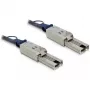 Mini-SAS-kaapeli 26-pin DeLOCK 83061 1 m musta
