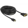 Videokaapelisovitin DeLOCK 85657 10 m HDMI Type-A DVI musta