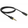 Audiokaapeli DeLOCK 85631 2 m 3,5 mm musta