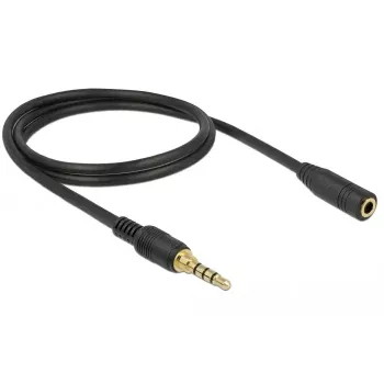 Audiokaapeli DeLOCK 85631 2 m 3,5 mm musta