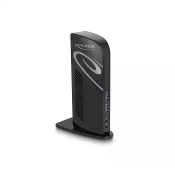 DeLOCK USB-telakka Dual DisplayPort 4K USB 3.2 LAN audio