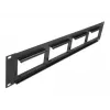 Patch-paneeli DeLOCK Easy 45 19 tuuman 4 x 90,5 x 45,2 mm 2U musta