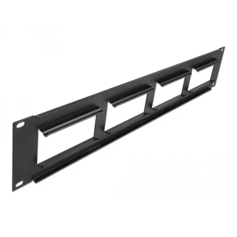 Patch-paneeli DeLOCK Easy 45 19 tuuman 4 x 90,5 x 45,2 mm 2U musta
