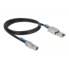Verkkokaapeli DeLOCK 83734 Mini SAS HD SFF-8644 - Mini SAS SFF-8088 1 m musta