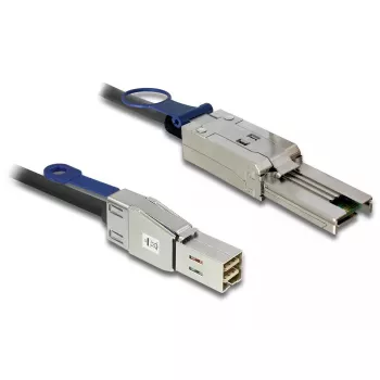 Verkkokaapeli DeLOCK 83734 Mini SAS HD SFF-8644 - Mini SAS SFF-8088 1 m musta