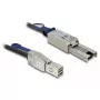 Verkkokaapeli DeLOCK 83734 Mini SAS HD SFF-8644 - Mini SAS SFF-8088 1 m musta