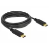 USB-kaapeli DeLOCK 83867 USB 2.0 3 m USB C musta
