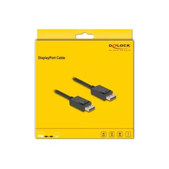 DeLOCK DisplayPort-kaapeli 16K 30 Hz 8K 60 Hz 40 Gbit/s 3 m
