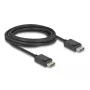 DeLOCK DisplayPort-kaapeli 16K 30 Hz 8K 60 Hz 40 Gbit/s 3 m