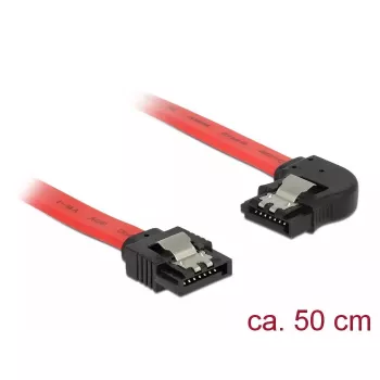 SATA-kaapeli DeLOCK 83964 0,5 m musta punainen