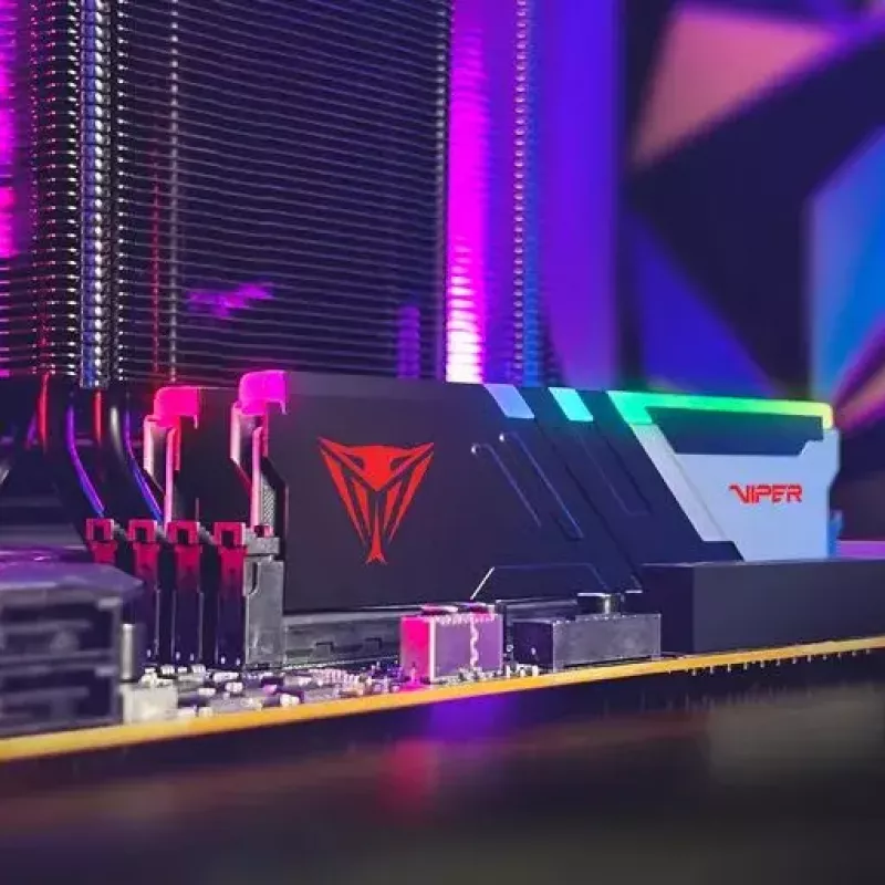 64 GB Patriot DIMM 5200 (2x 32 GB) Dual-Kit (musta, PVVR564G520C40K, Viper Venom RGB, INTEL XMP)