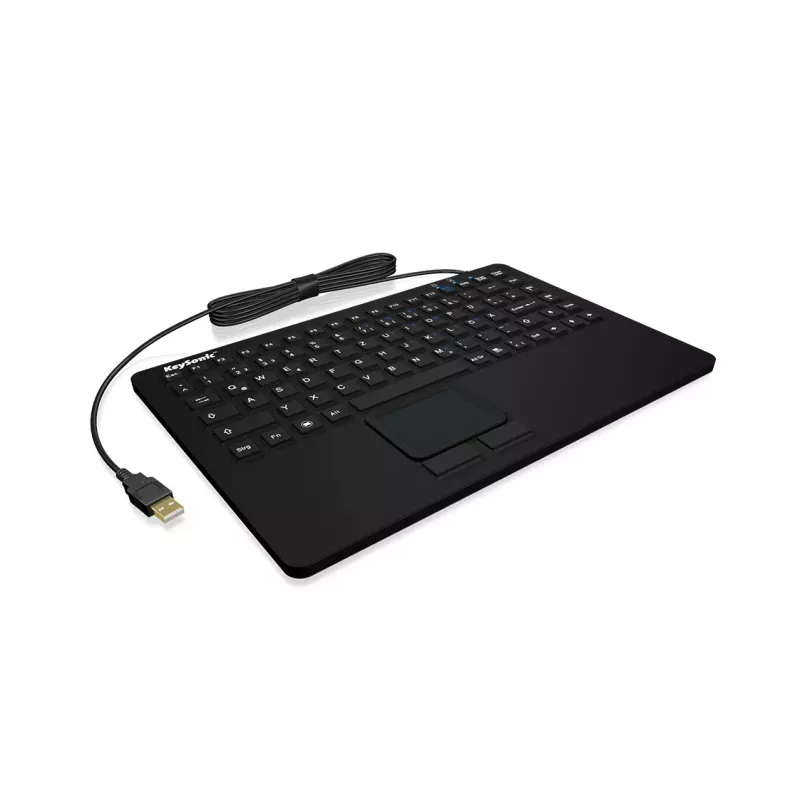 KeySonic KSK-5230 IN (DE) näppäimistö toimisto USB QWERTZ saksa musta