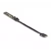 DeLOCK Riser-kortti NVMe M.2 Key A+E uros Key M -paikkaan 20 cm kaapeli