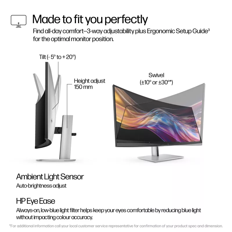 HP Series 7 Pro 37,5 tuuman WQHD+ Thunderbolt 4 -näyttö - 738pu