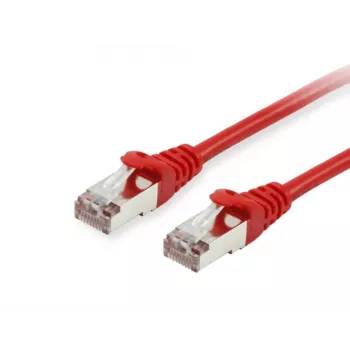 Equip Cat.6 S/FTP -verkkokaapeli, 10 m, punainen, 10 m, Cat6, S/FTP (S-STP), RJ-45, RJ-45, punainen