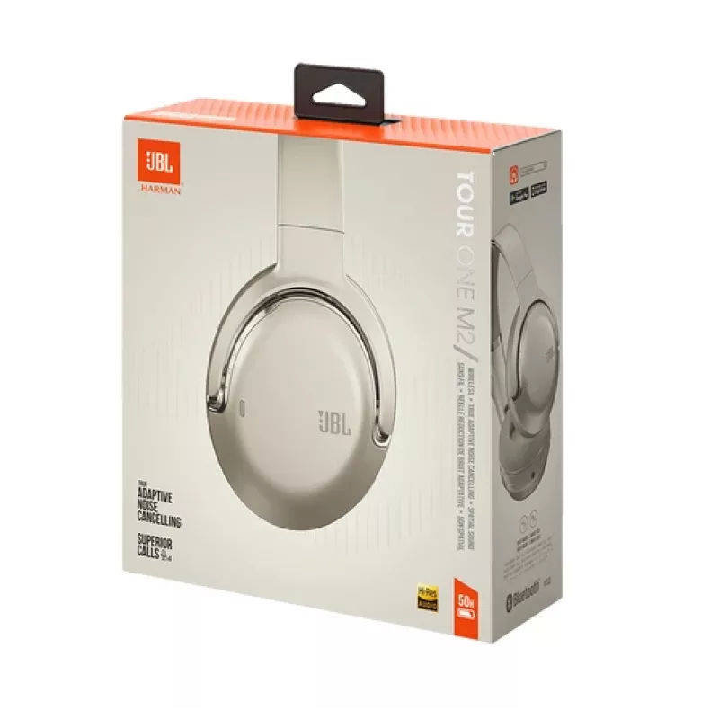 JBL Tour One M2 -kuulokkeet langattomat pääpanta musiikki USB Type-C Bluetooth samppanja