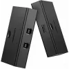 USB-kytkin UGREEN UGR423 2x1 musta — 2 tietokonetta 1 USB-laitteeseen, manuaalinen painike
