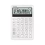 Pöytälaskin CASIO MS-200DQ 12-numeroinen, paristo/aurinko, vero- ja voittotoiminnot, valkoinen