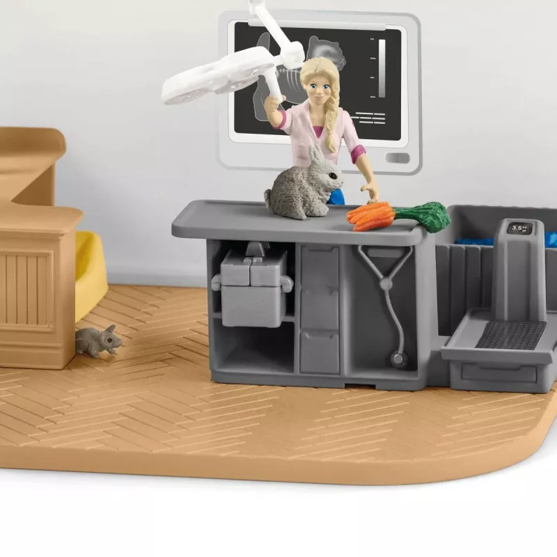 Eläinlääkäriasema eläimillä Schleich 42502