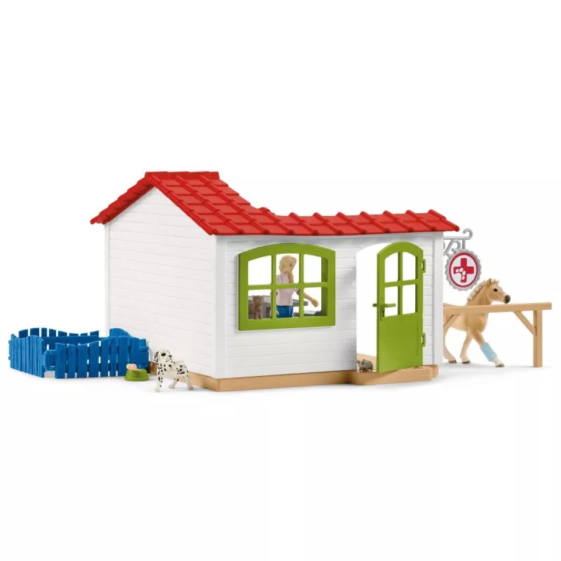 Eläinlääkäriasema eläimillä Schleich 42502