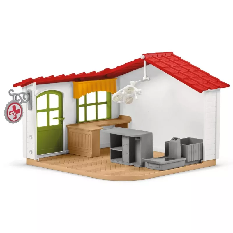 Eläinlääkäriasema eläimillä Schleich 42502