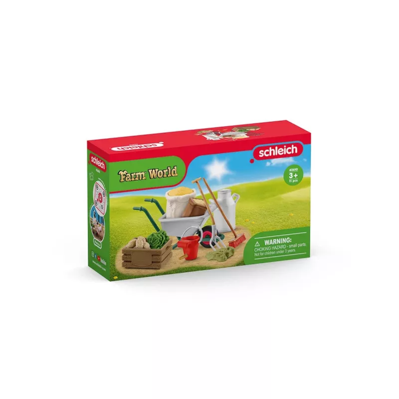 Tallinhoitotarvikkeet Schleich 42610S monivärinen suositeltu ikä 3 vuotta