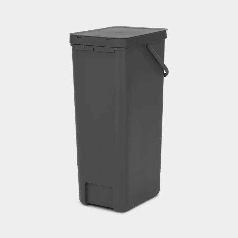 Brabantia Sort & Go 40L suorakaiteen muotoinen kierrätysjäteastia harmaa