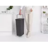 Brabantia Sort & Go 40L suorakaiteen muotoinen kierrätysjäteastia harmaa