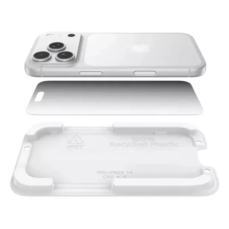 Belkin ScreenForce InvisiGlass Privacy iPhone 17 Pro näytönsuoja antibakteerinen iskunkestävä