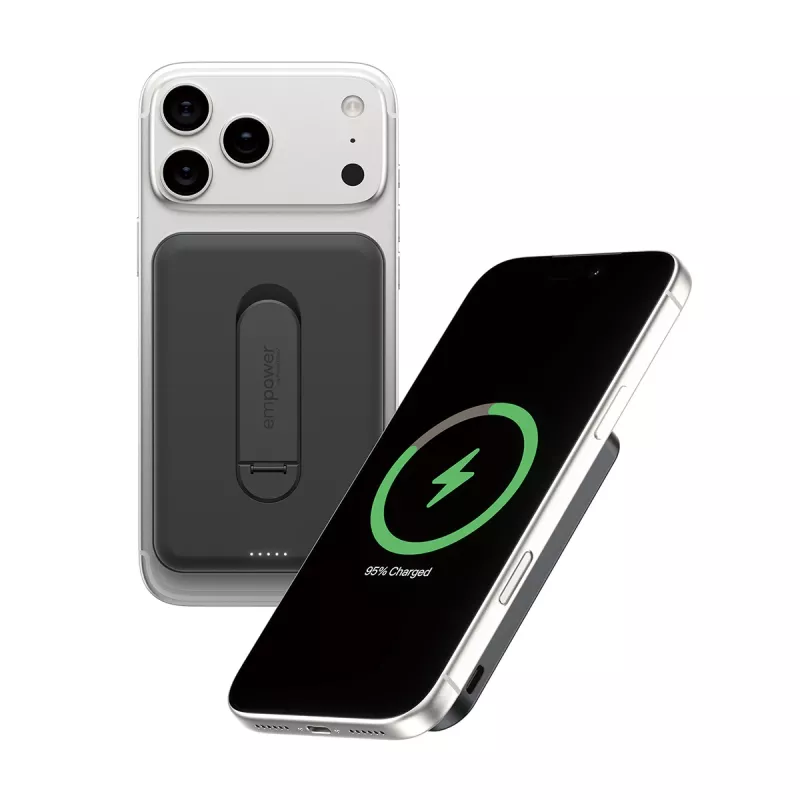 PanzerGlass empower™ by ® empower™ Bank with Spin Stand | 5000mAh | Space Black