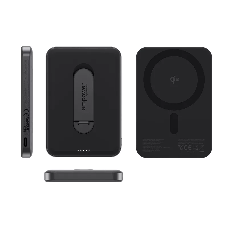 PanzerGlass empower™ by ® empower™ Bank with Spin Stand | 5000mAh | Space Black