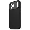 Decoded silikoninen takakansi Apple iPhone 17 Pro Max — yhteensopiva 6,9 inch (17,5 cm), musta, mikrokuitu/PU