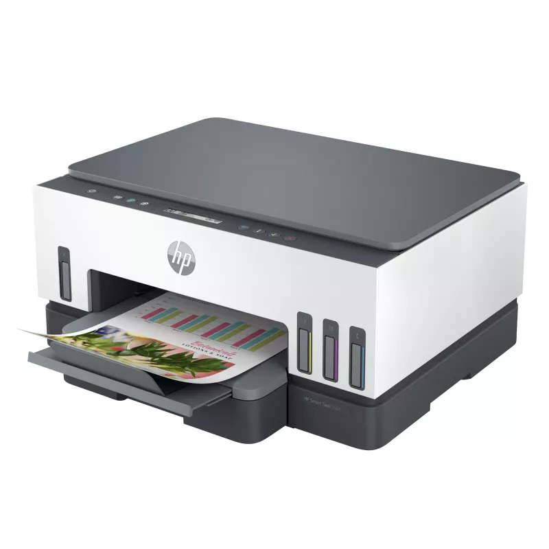HP Smart Tank -tulostin, lämpömustesuihku, värillinen tulostus, 4800 x 1200 DPI, A4, suoratulostus, harmaa