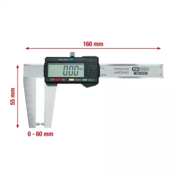 KS Tools 300.0540 -työntömitta paino 130 g