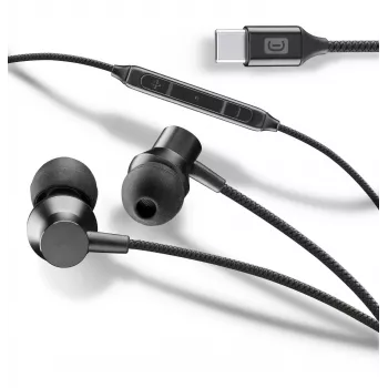 Cellularline SPARROW stereo-in-ear-kuulokkeet mikrofonilla ja kaukosäätimellä
