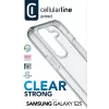 Cellularline Clear Protect - Galaxy S25 kova kuori kumireunoilla