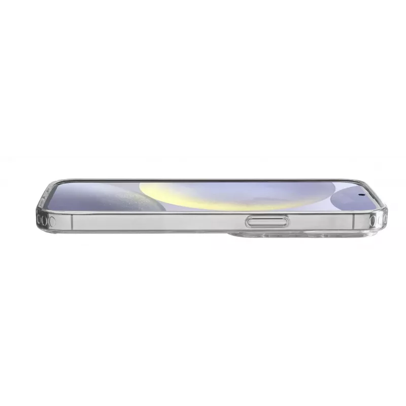 Cellularline Clear Protect - Galaxy S25 kova kuori kumireunoilla