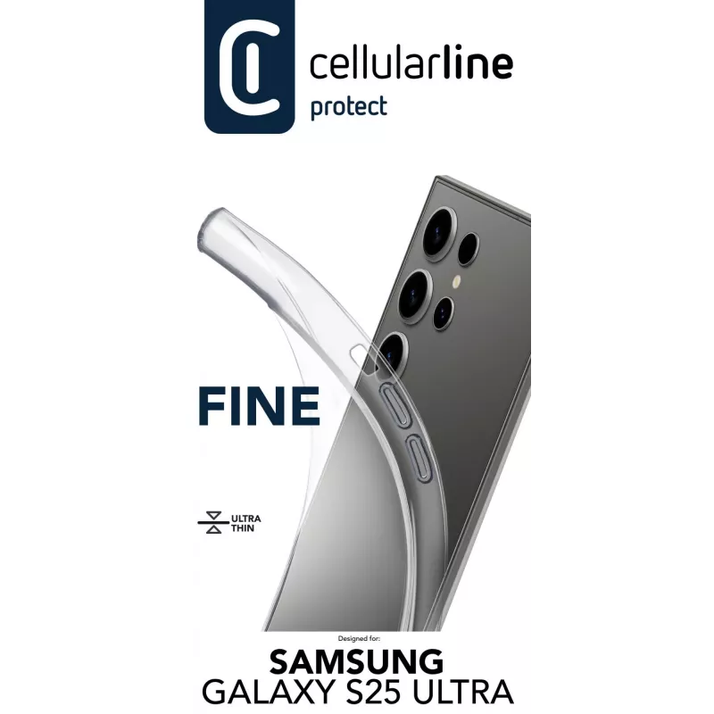 Cellularline Fine - Galaxy S25 Ultra, kotelo, Samsung, Galaxy S25 Ultra, 17.3 cm (6.8