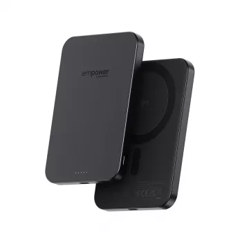 Varavirtalähde PanzerGlass empower™ 5000mAh Space Black kannettava laturi
