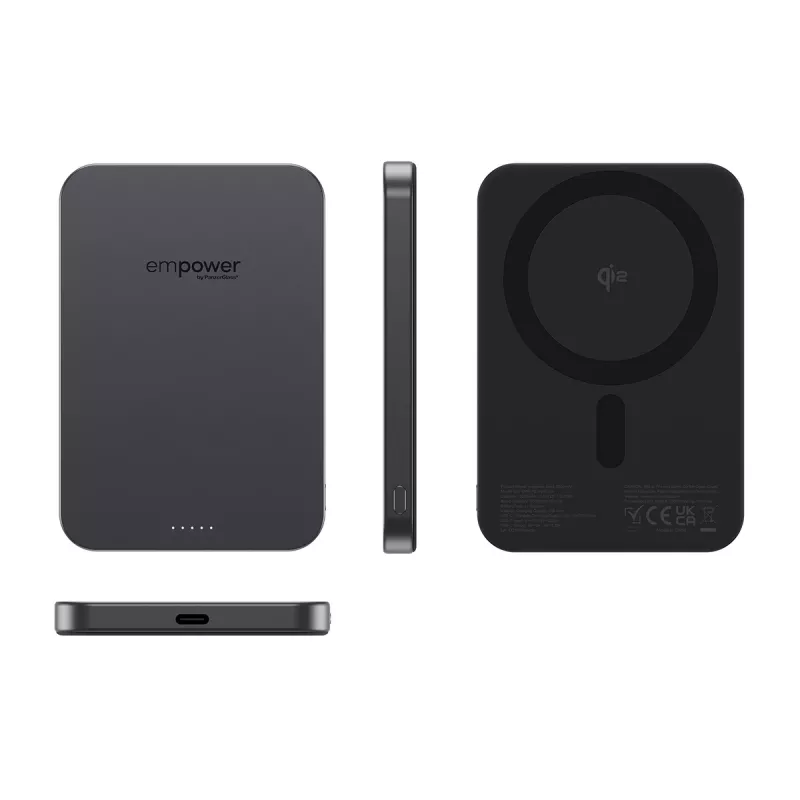 Varavirtalähde PanzerGlass empower™ 5000mAh Space Black kannettava laturi