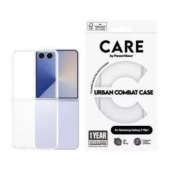 PanzerGlass CARE™ by ® Urban Combat -kotelo läpinäkyvä Samsung Galaxy Z Flip7