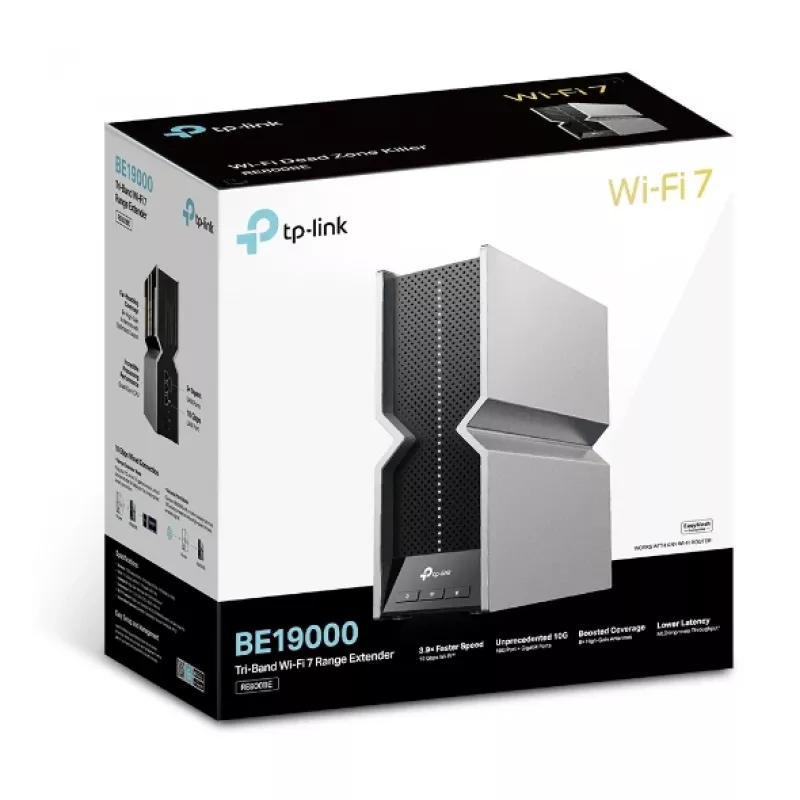 Verkkotoistin TP-Link RE800BE kolmitaajuus 802.11ax 802.11ac