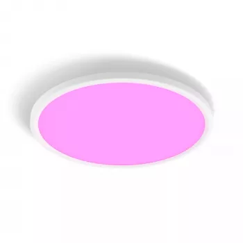 Kattovalaisin Philips Hue Devote ohut kattovalaisin M, pyöreä LED 23W, valkoinen, Ø42,1 cm, yleiskäyttöön